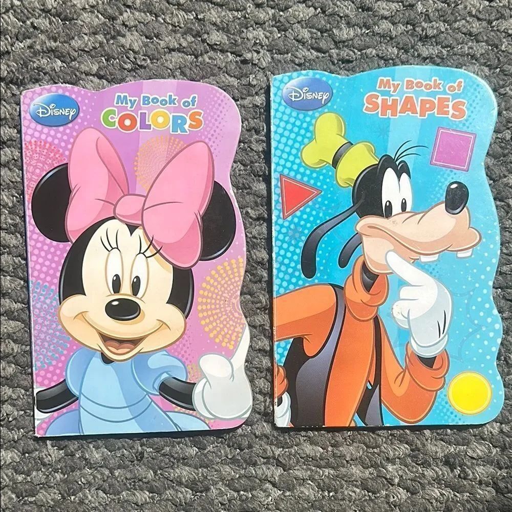 Disney “My Book of Colors” and “My Book of Shapes” set of two
